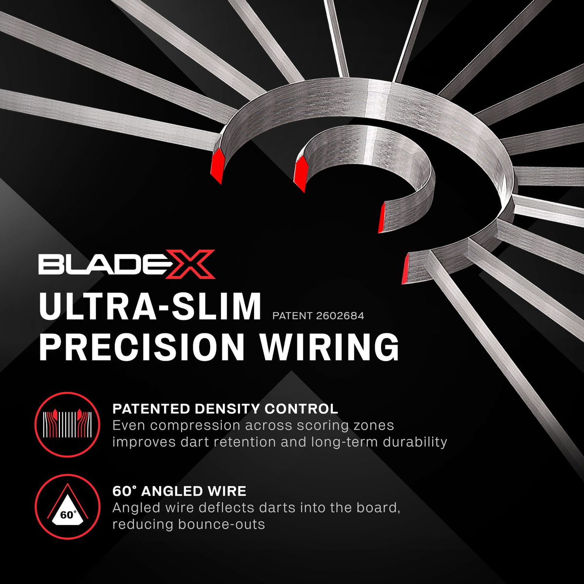 Winmau Blade X Officieel PDC Dartbord (detail 6)