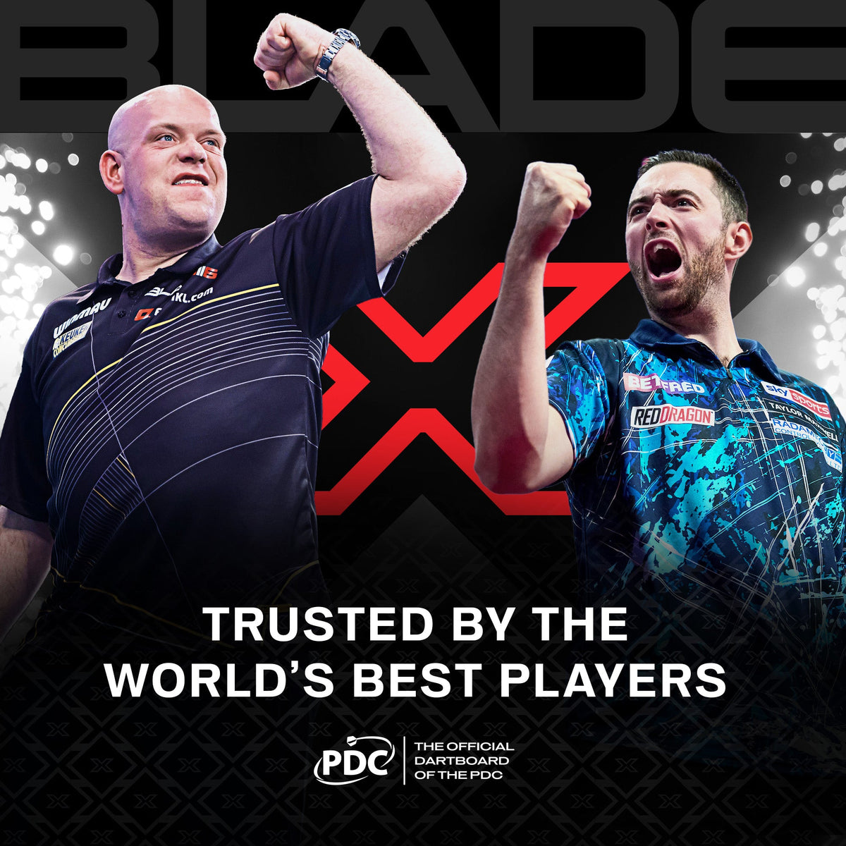 Winmau Blade X Officieel PDC Dartbord (detail 9)