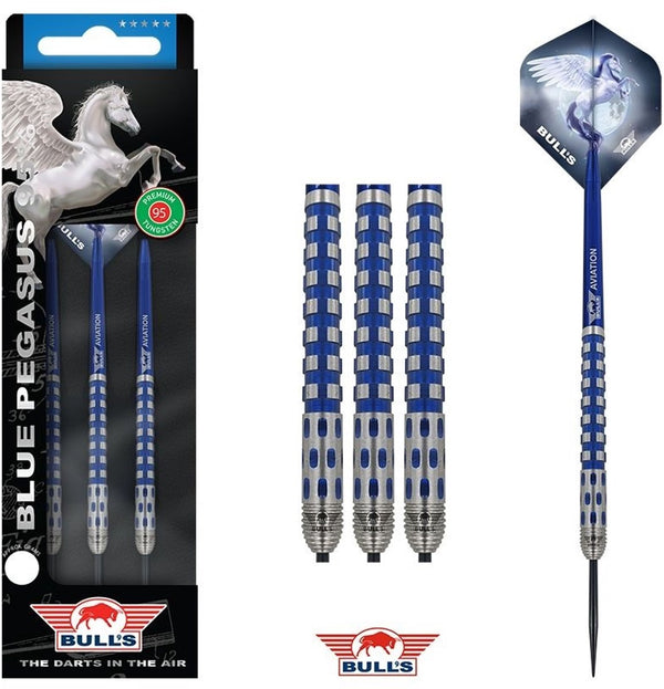 Bull's Blue Pegasus 95% C Dartpijlen