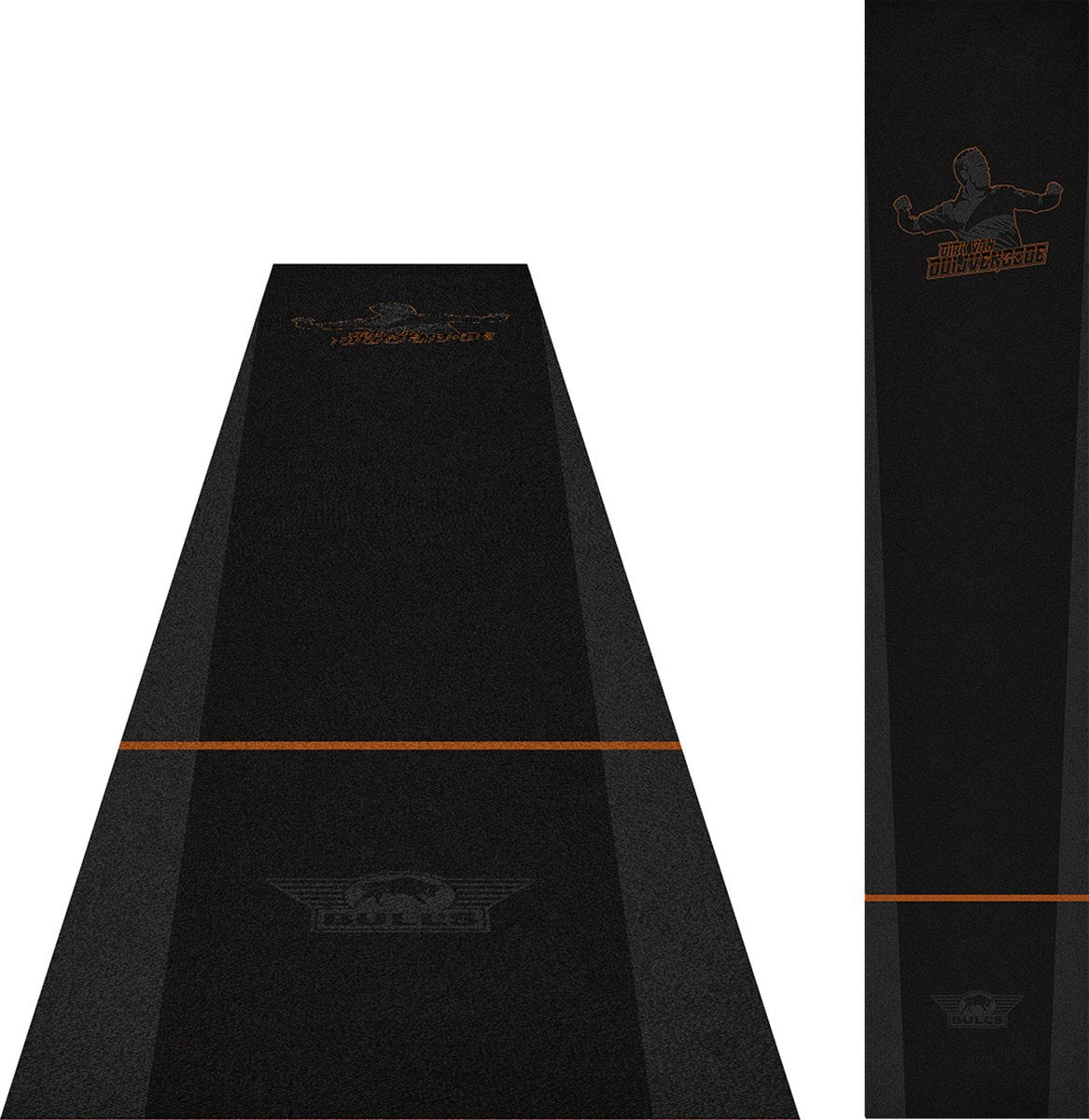 Bull's Dartmat - Tapijt Dartsmat Dirk van Duijvenbode - 300x60cm (detail 2)