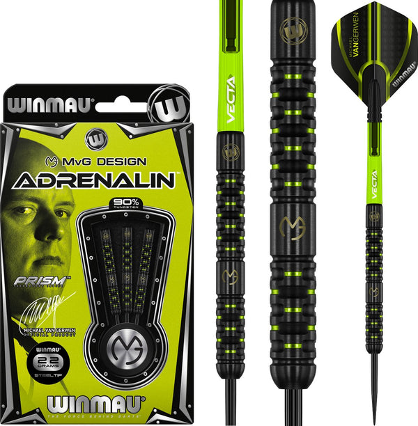 Winmau Michael van Gerwen Adrenalin 90% Dartpijlen