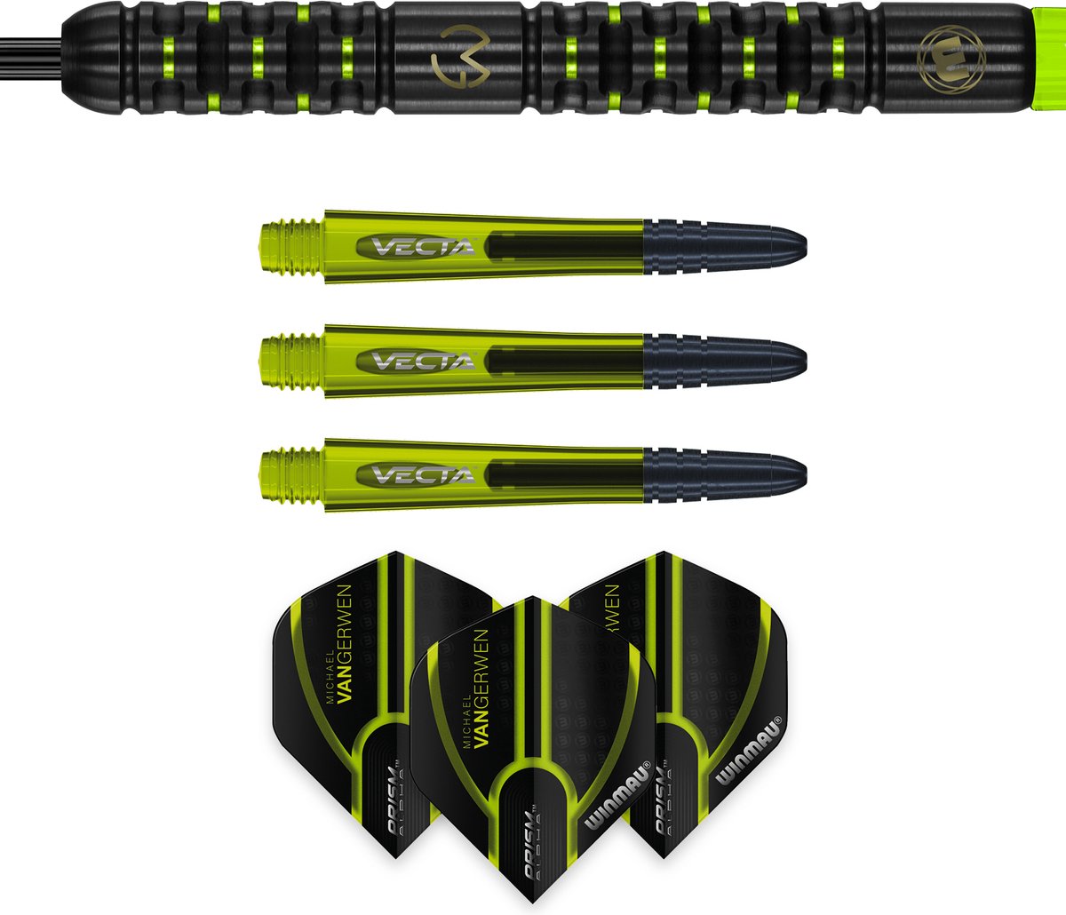 Winmau Michael van Gerwen Adrenalin 90% Dartpijlen (detail 1)
