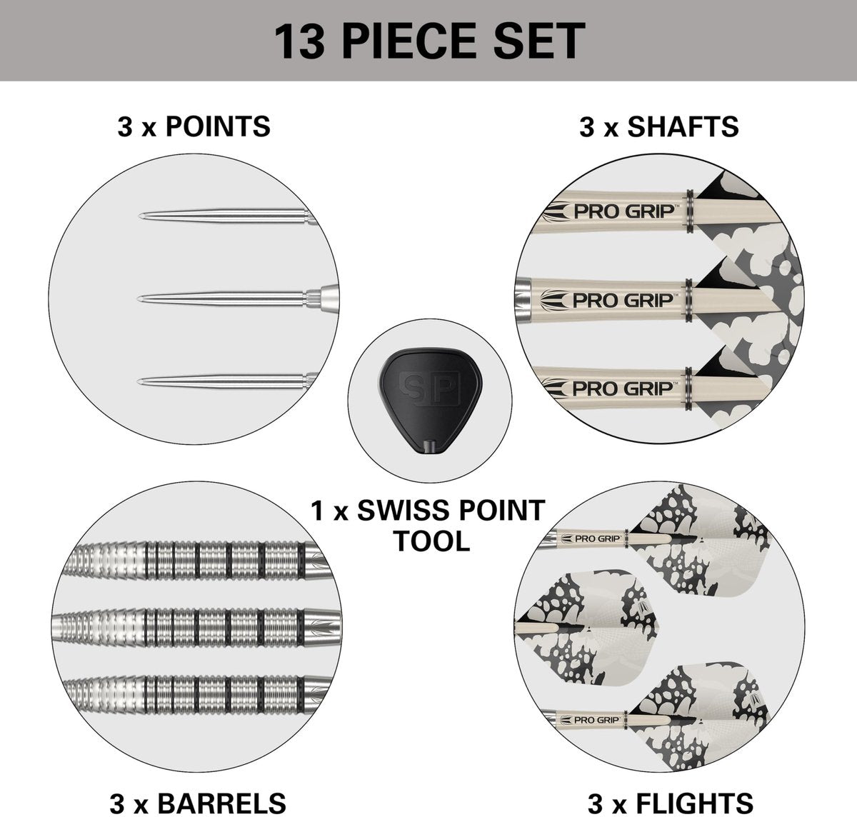 Target Exo 02 90% Swiss Dartpijlen (detail 9)