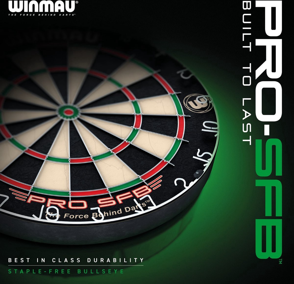 Winmau Pro SFB dartbord (detail 3)