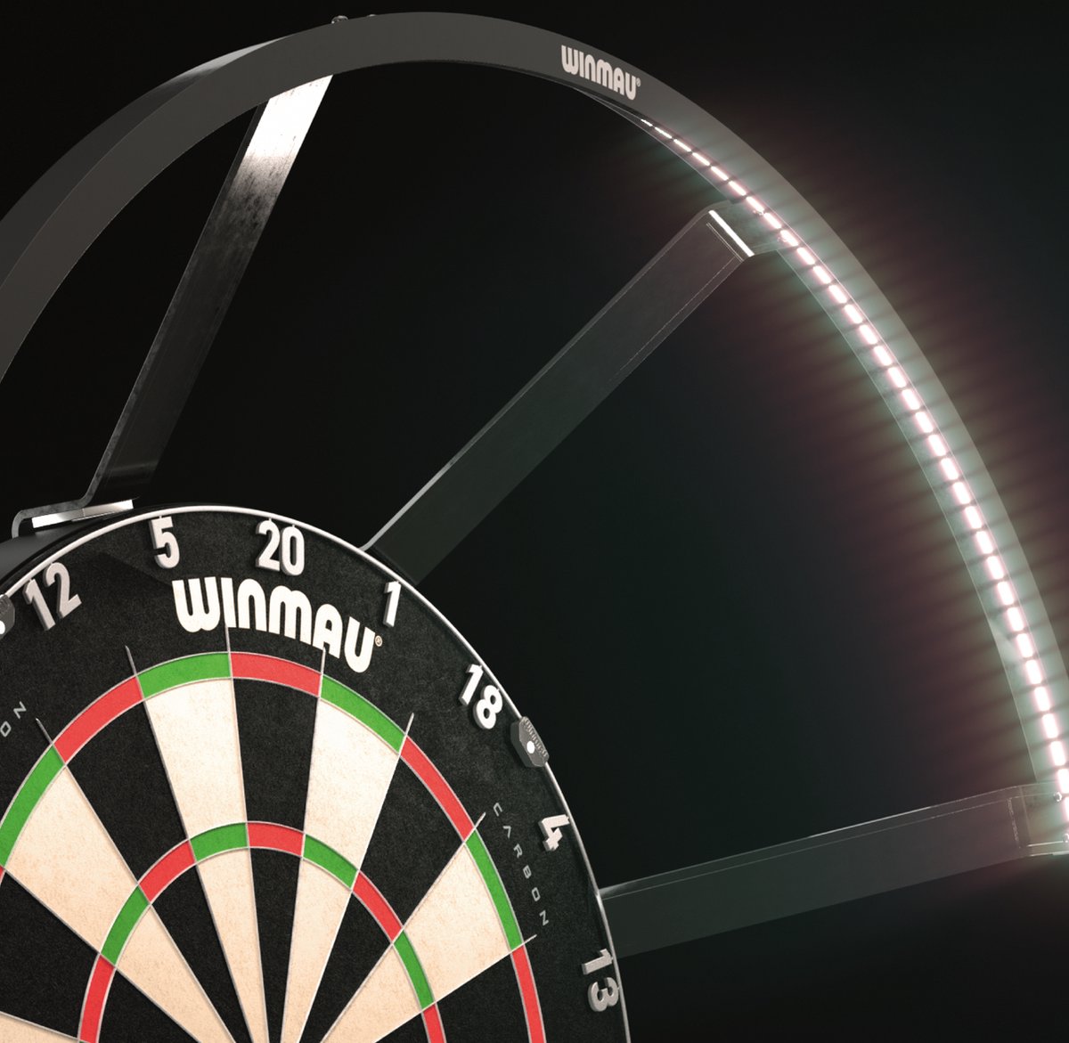 Winmau Polaris 120° Dartbord Verlichting (detail 3)