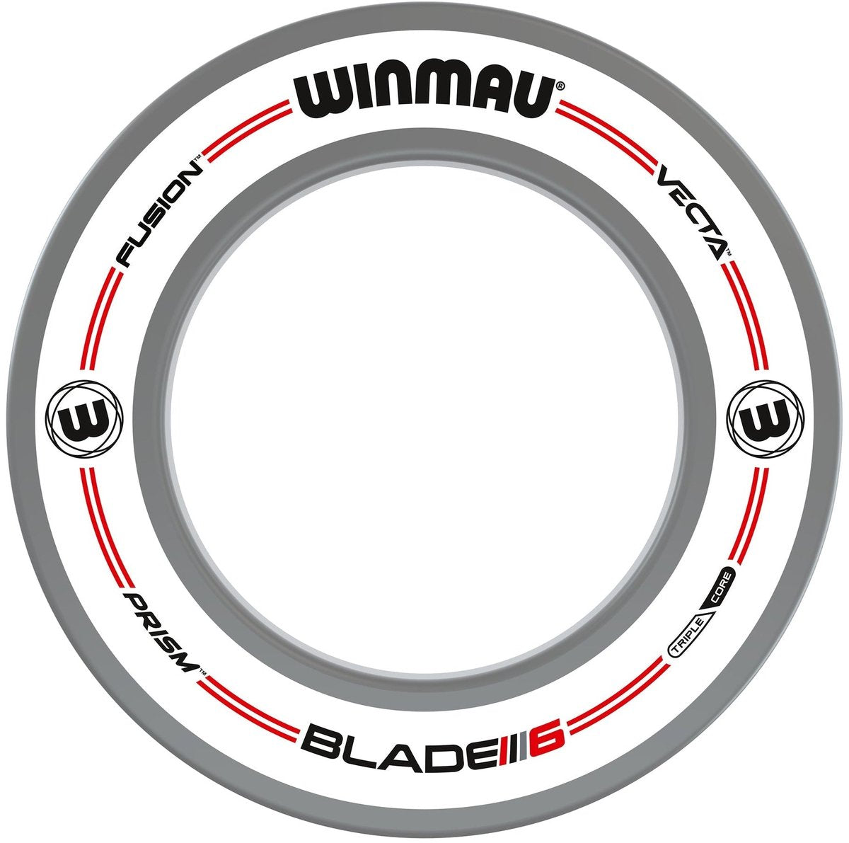 Winmau Plasma Ice Light Pro-Line Surround Bundel wit (detail 2)