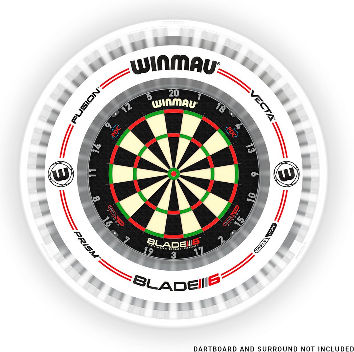 Winmau Plasma Ice Dartbord Verlichting (detail 2)