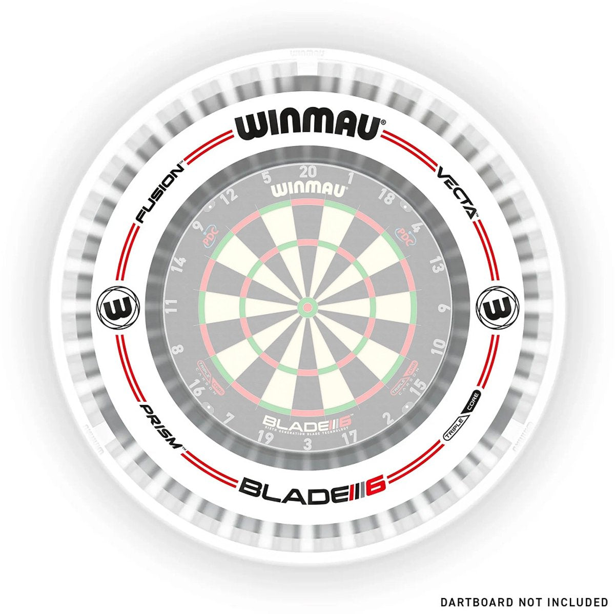Winmau Plasma Ice Light Pro-Line Surround Bundel wit (detail 1)