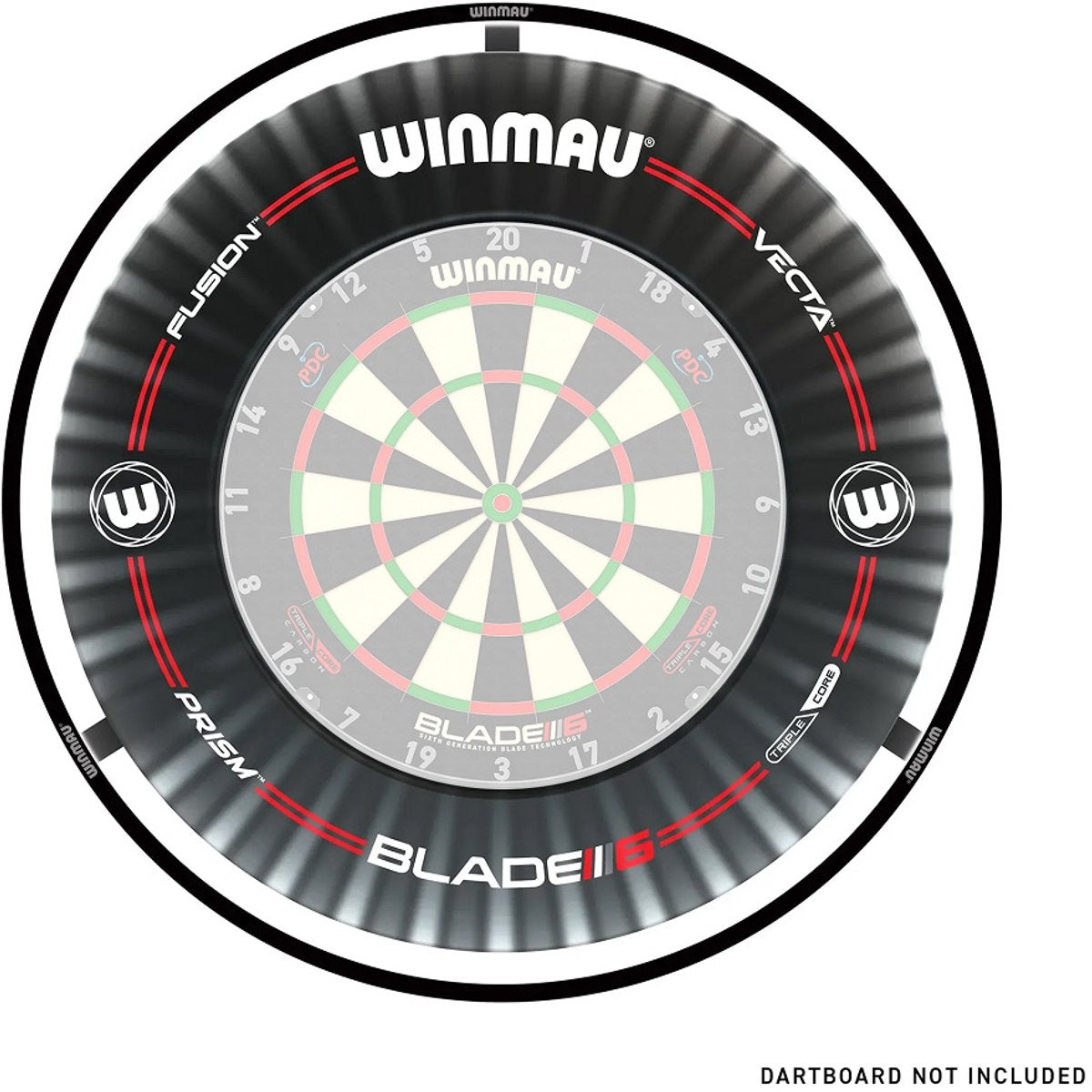 Winmau Plasma Surround Bundel zwart (detail 4)