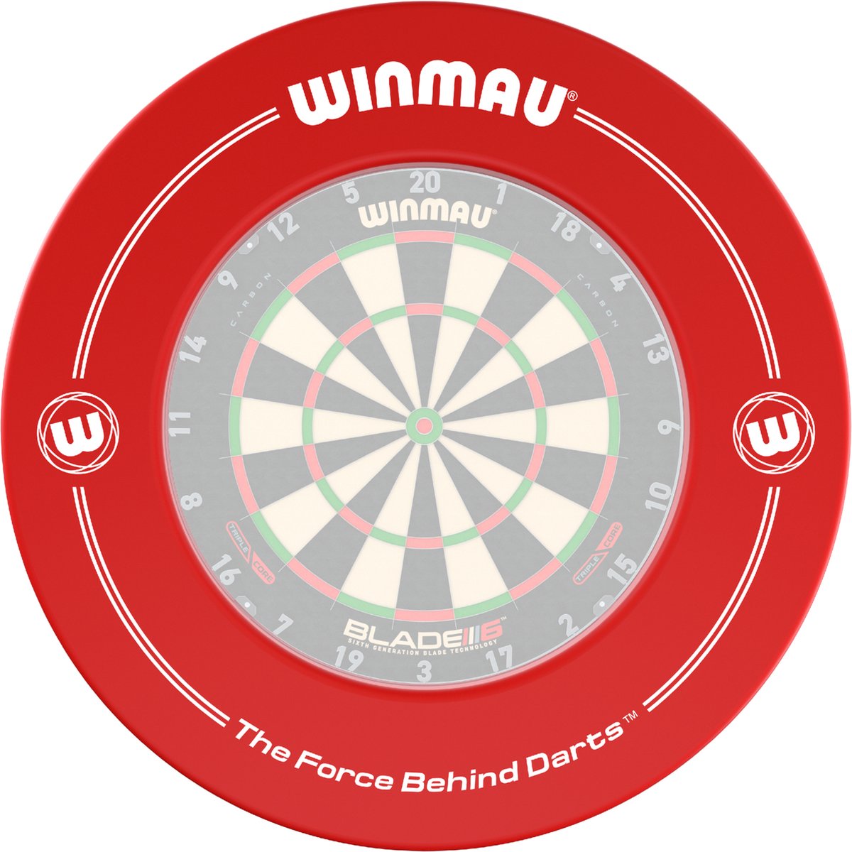 Winmau Dart Surround Rood