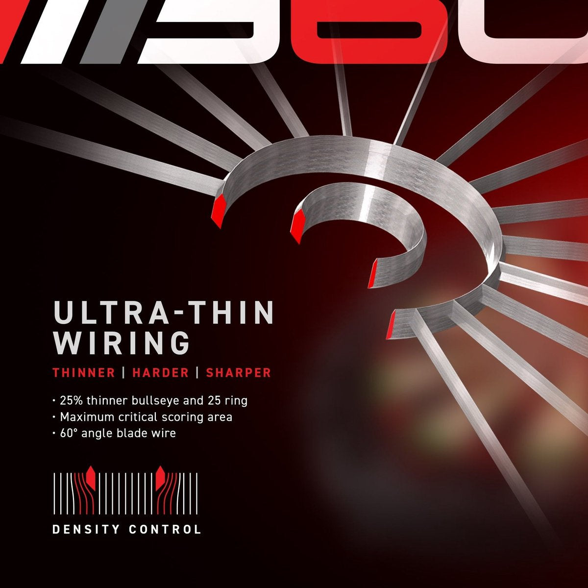 Winmau Blade 360 dartbord (detail 4)