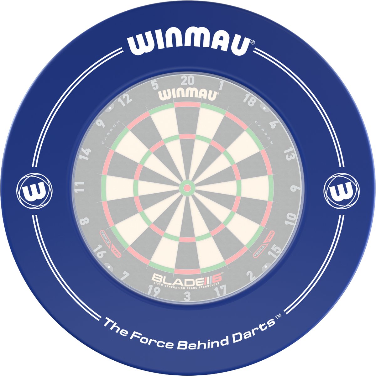 Winmau Dart Surround Blauw (detail 4)