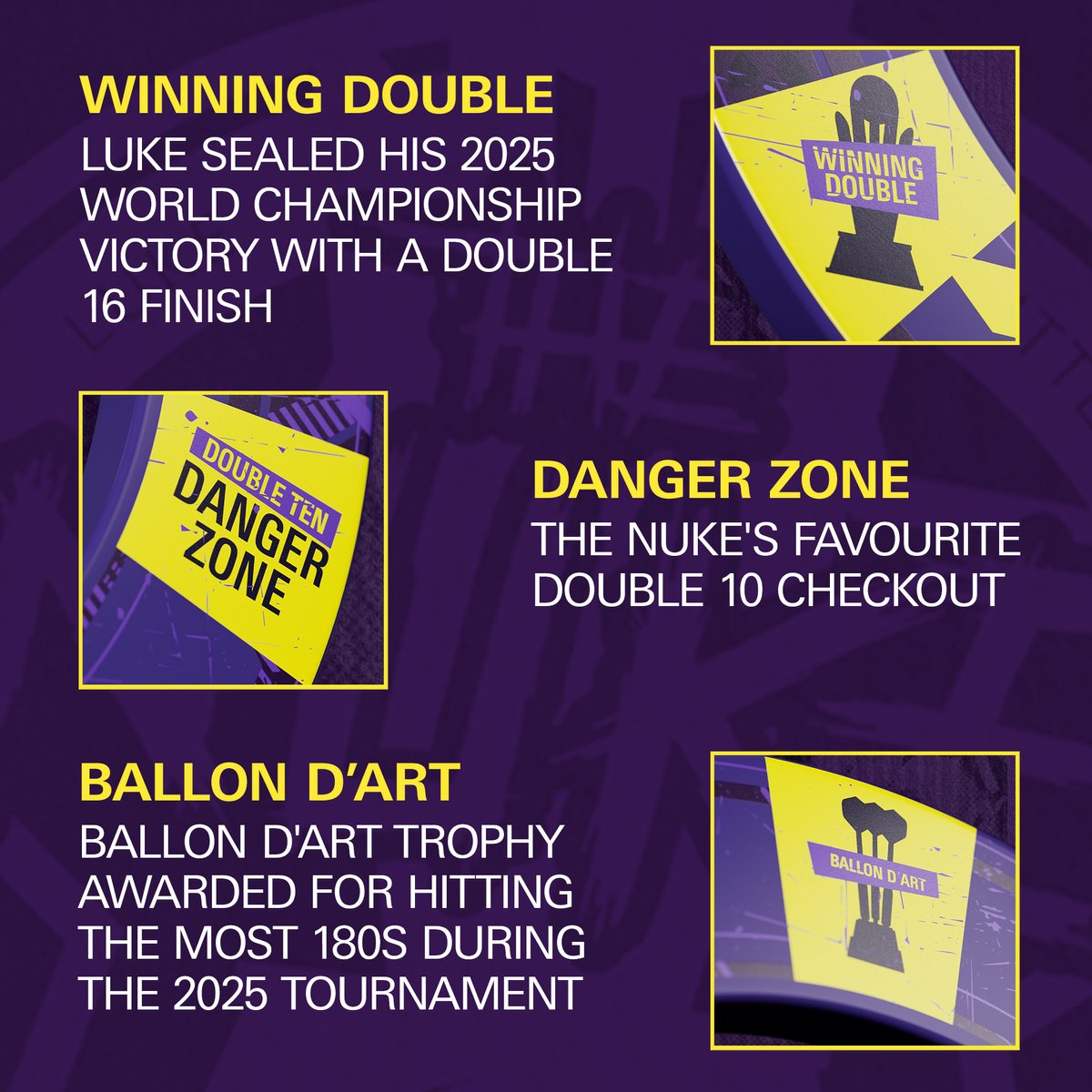 Target Luke Littler World Champion 2025 TOR Dartbord Surround Set - Dartset (detail 4)
