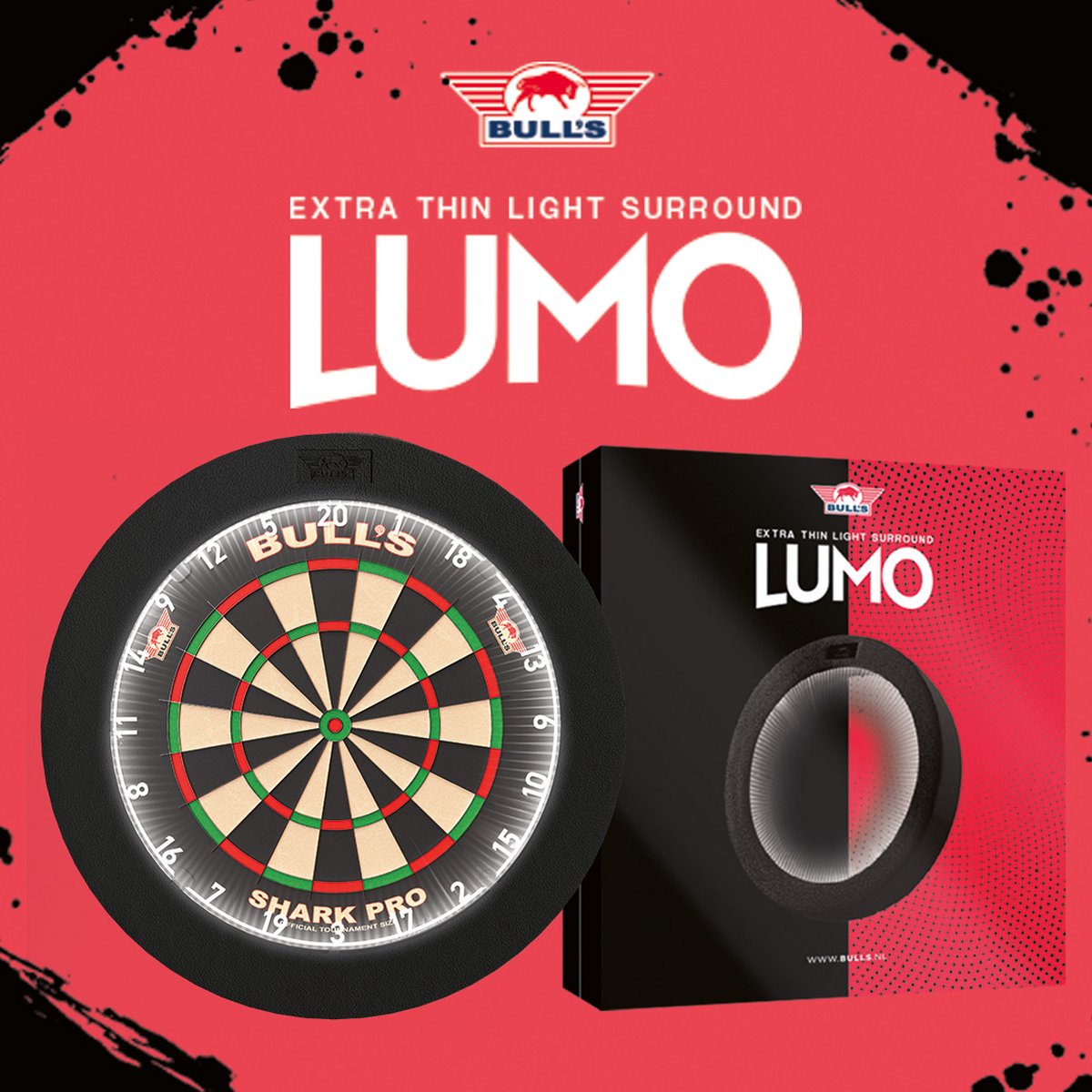 Bull's Lumo 1 Dartbord Verlichting & Surround (detail 7)