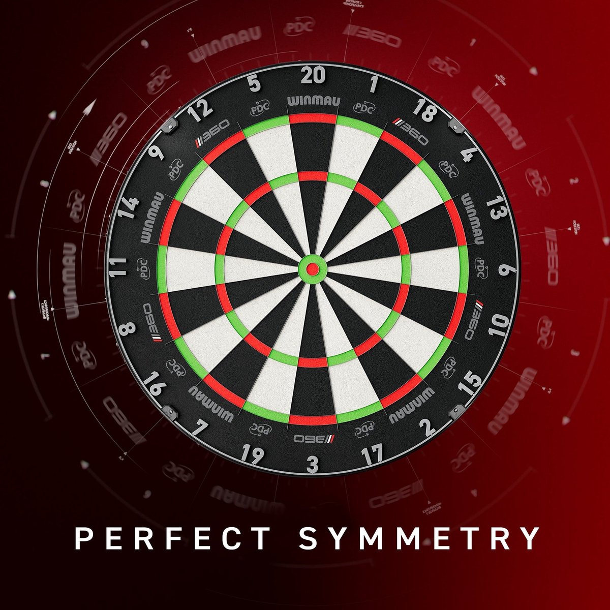 Winmau Blade 360 dartbord (detail 7)