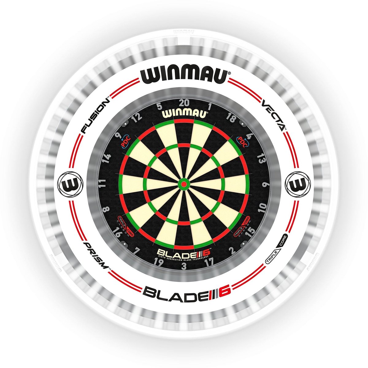 Winmau Plasma Ice Dartbord Verlichting (detail 3)