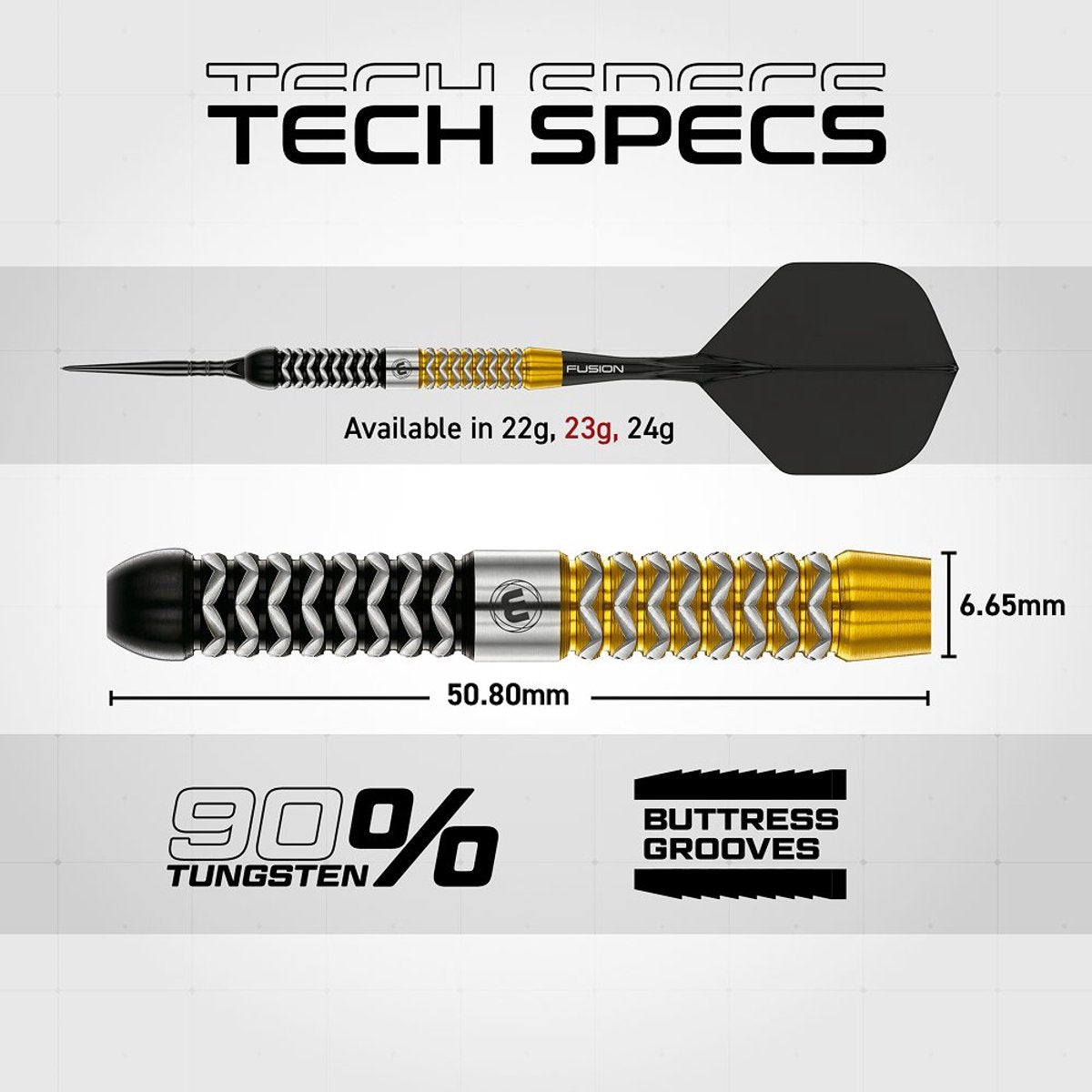 Winmau Exion Parallel Switch Point 90% Dartpijlen (detail 10)