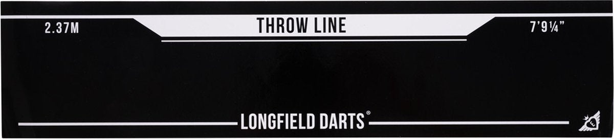 Longfield Darts Tournament Dartbord Met Toebehoren Zwart 8-delig (detail 2)