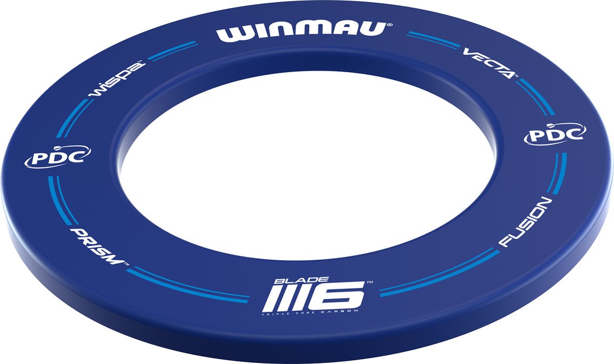 Winmau PDC Dart Surround Blauw (detail 1)