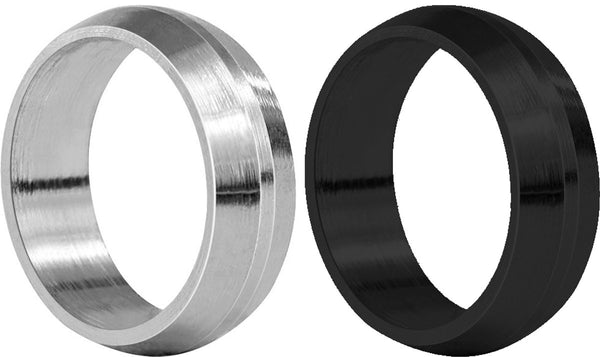Harrows Pyramid Rings - Shaft Ringen Zilver
