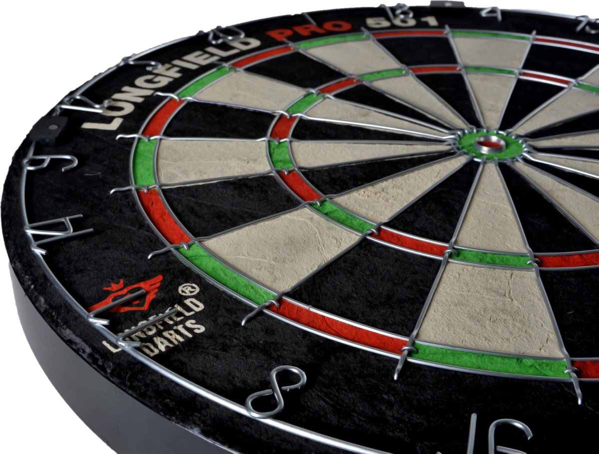 Longfield Darts Dartbord Pro 501 Sisal (detail 1)