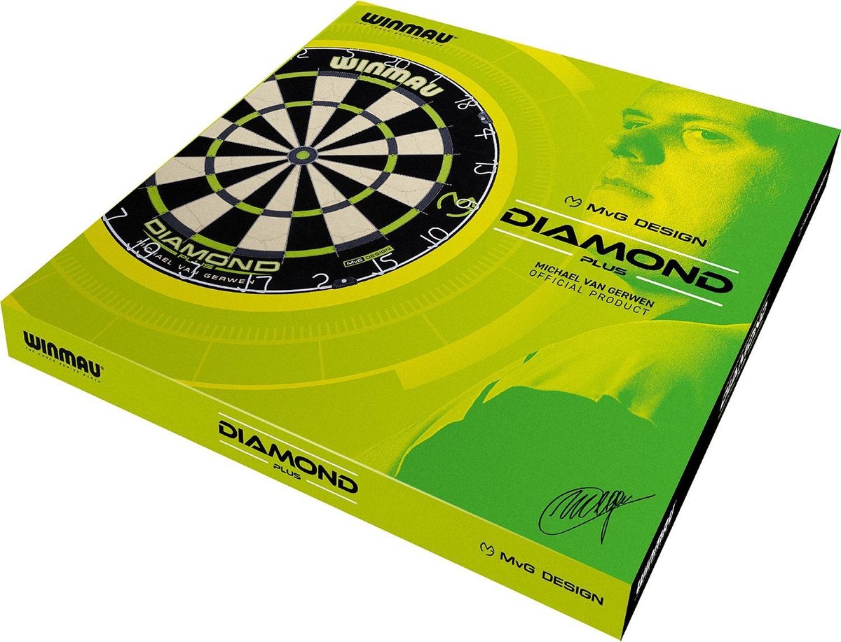 Winmau MvG Diamond Dartbord (detail 1)