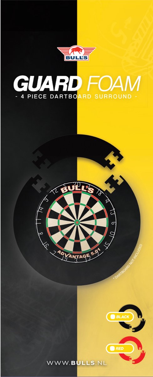 Bull's Guard 4-piece Dart Surround Red (detail 2)