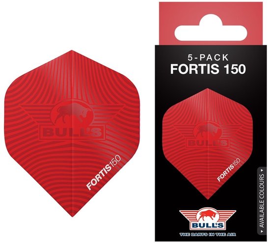Bull's Fortis 150 5-pack Red No.2