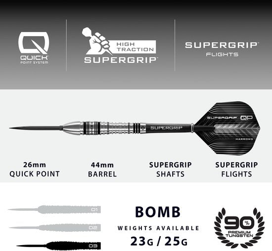 Harrows Supergrip QP Bomb 90% (detail 1)