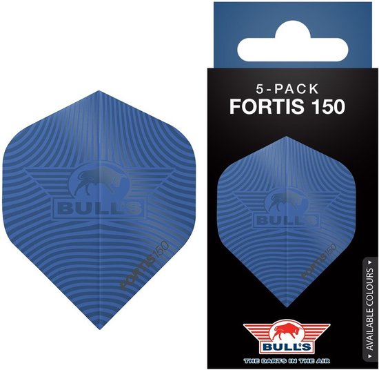 Bull's Fortis 150 5-pack Blue No.2