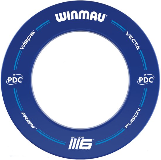 Winmau Blade 6 + PDC Surround Blue Set - Dartset (detail 7)