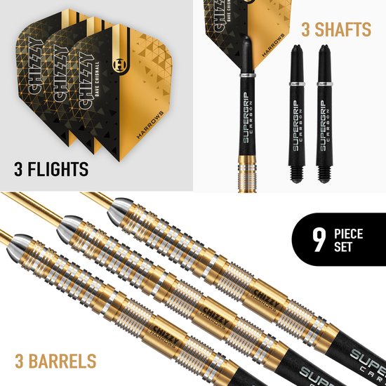 Harrows Chizzy Series 2 90% tungsten Dartpijlen (detail 3)