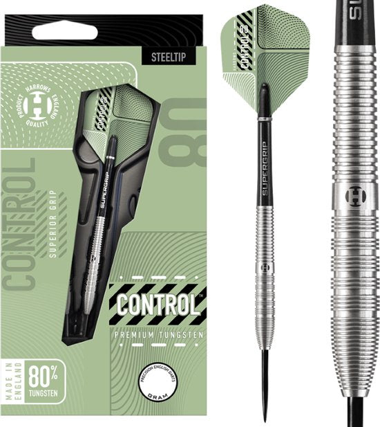 Harrows Control Tapered 80% tungsten Dartpijlen