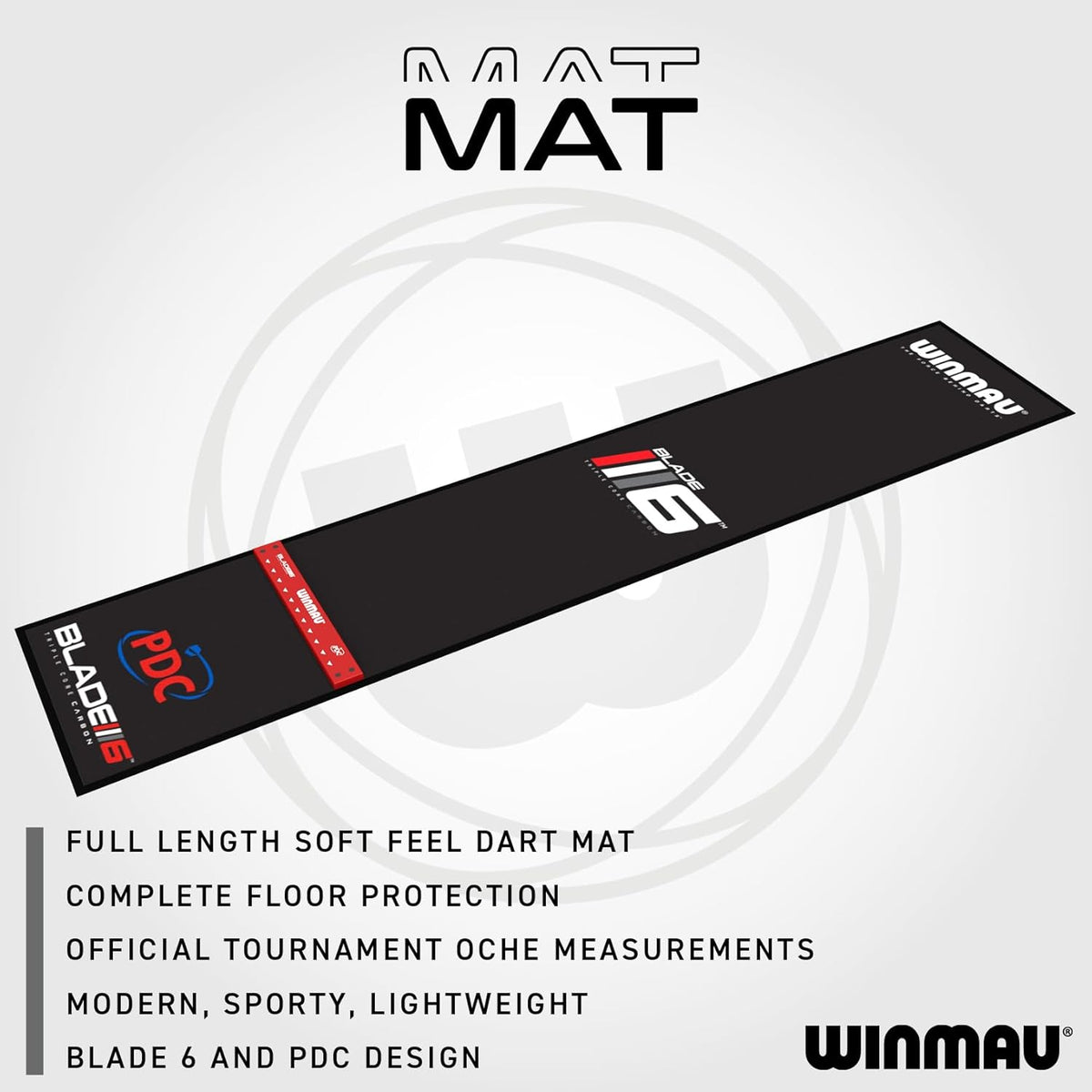 Winmau Pro Zone Precision Blade 6 Soft Feel Dartmat (detail 2)