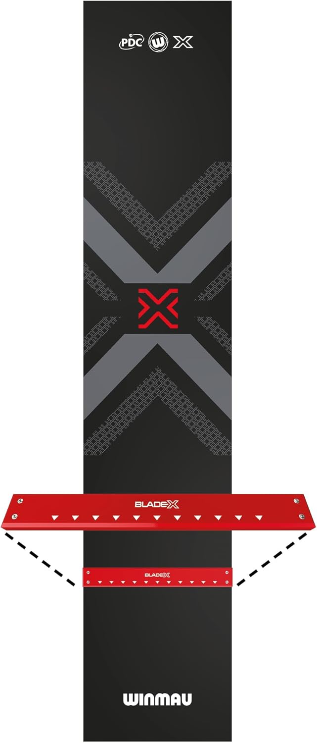 Winmau pro zone Blade X dartmat met oche (detail 3)