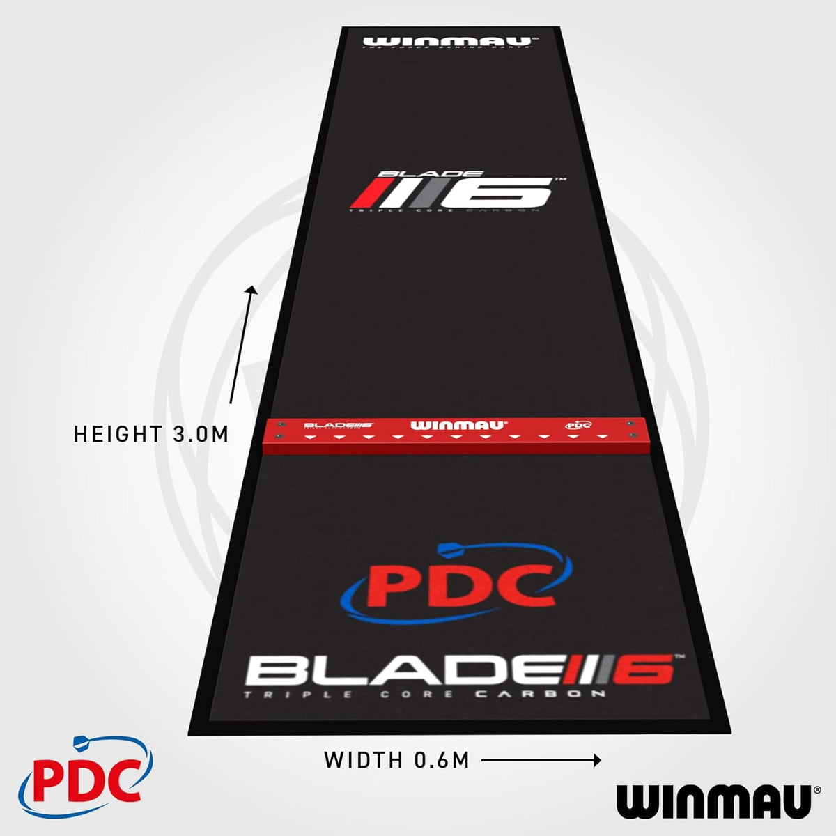 Winmau Pro Zone Precision Blade 6 Soft Feel Dartmat (detail 4)