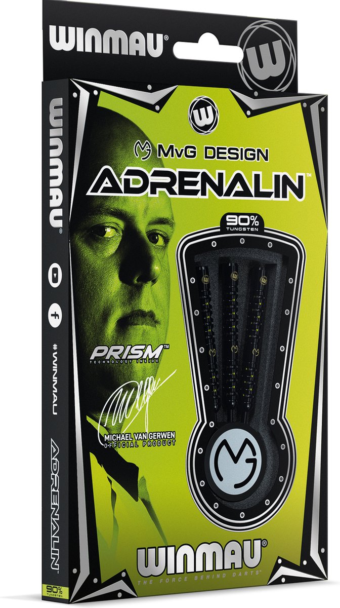 Winmau Michael van Gerwen Adrenalin 90% Dartpijlen (detail 6)