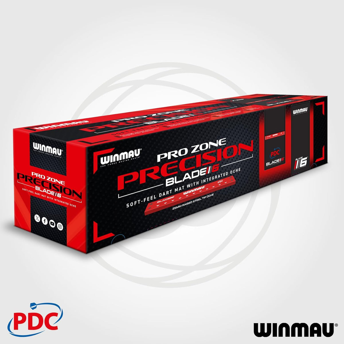 Winmau Pro Zone Precision Blade 6 Soft Feel Dartmat (detail 5)