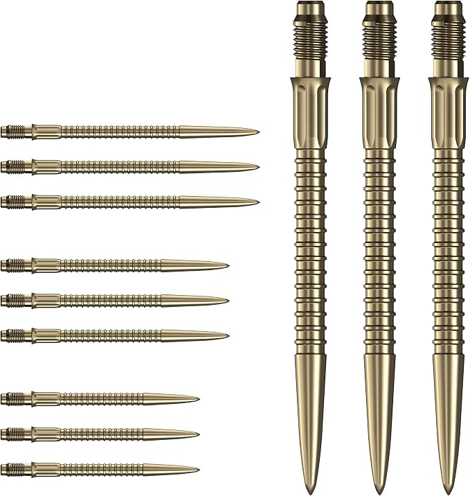 Mission R2.5 Rapid Dart Points - Steel Tip - GV1 - Goud - 40mm