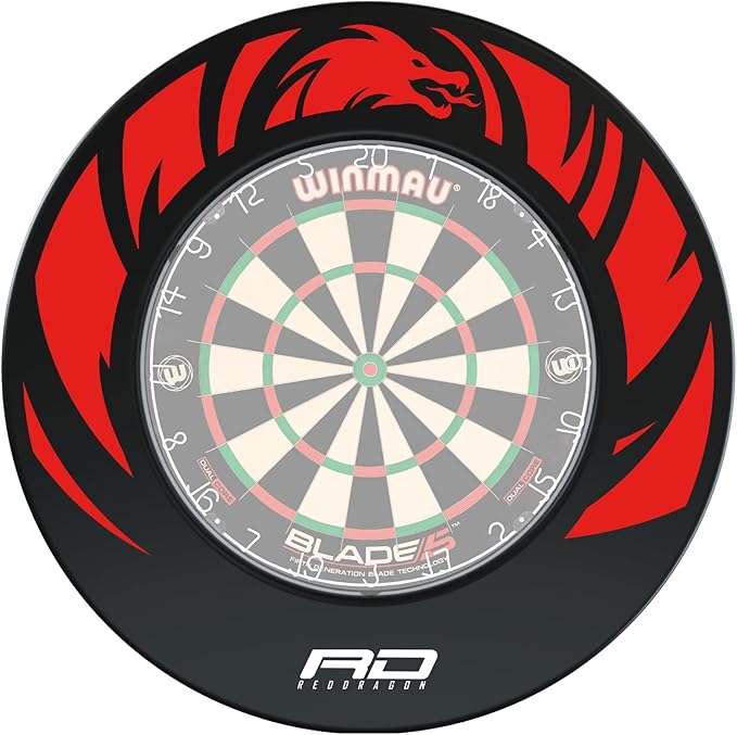 RED DRAGON Dartbord Surround Dragon Ontwerp