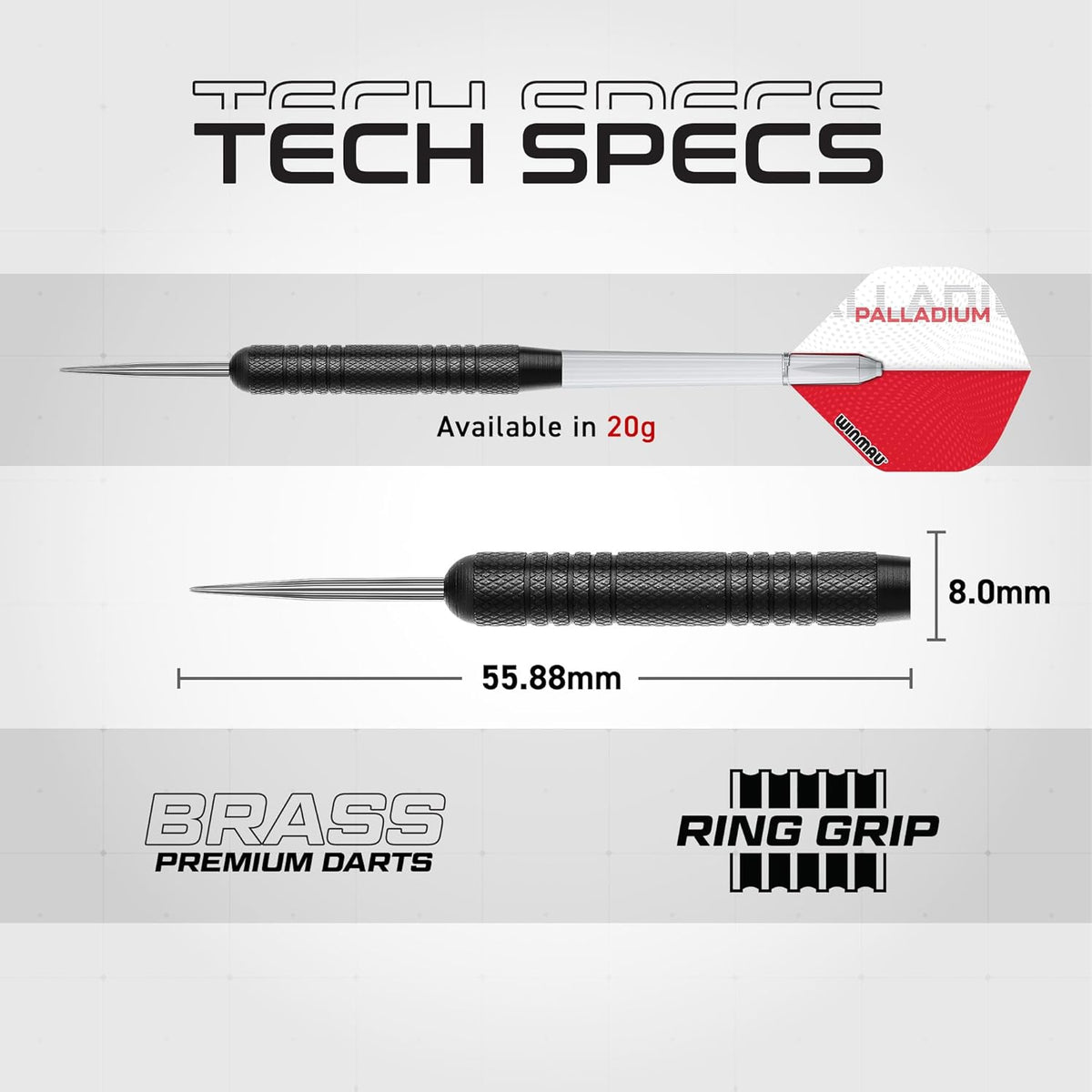 Winmau Diamond Plus dartbord Set (detail 5)