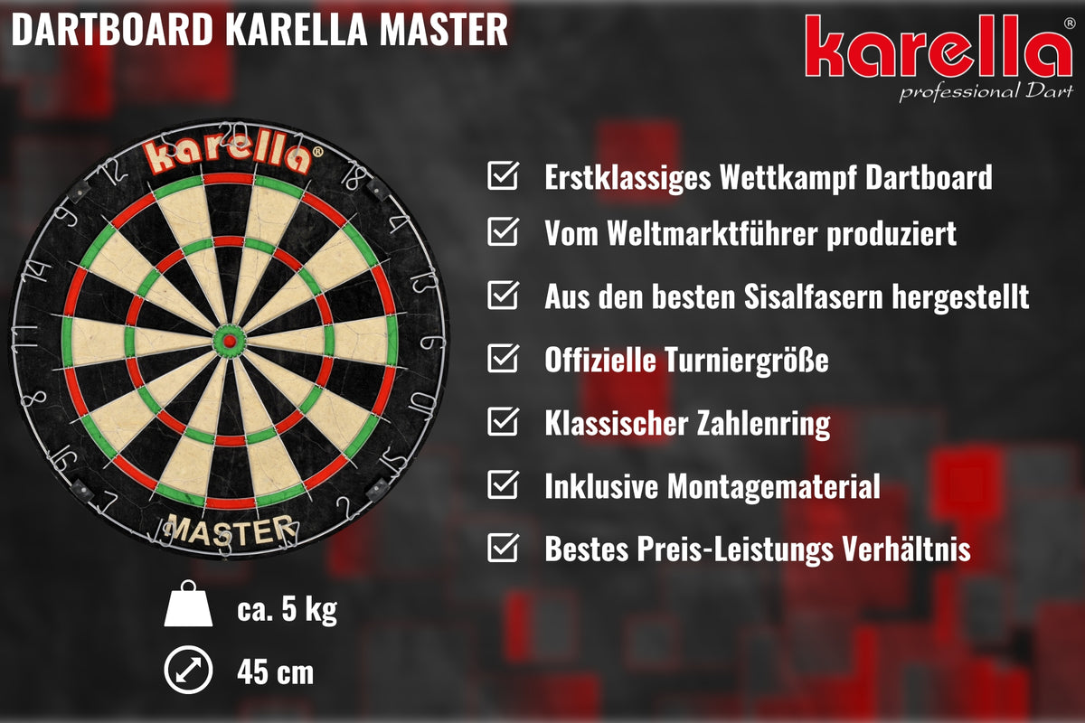 Karella Master Dartbord (detail 4)