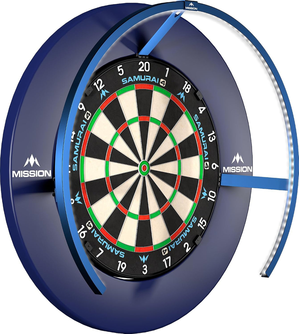Mission Torus 270 Blauw - Dartbord Verlichting