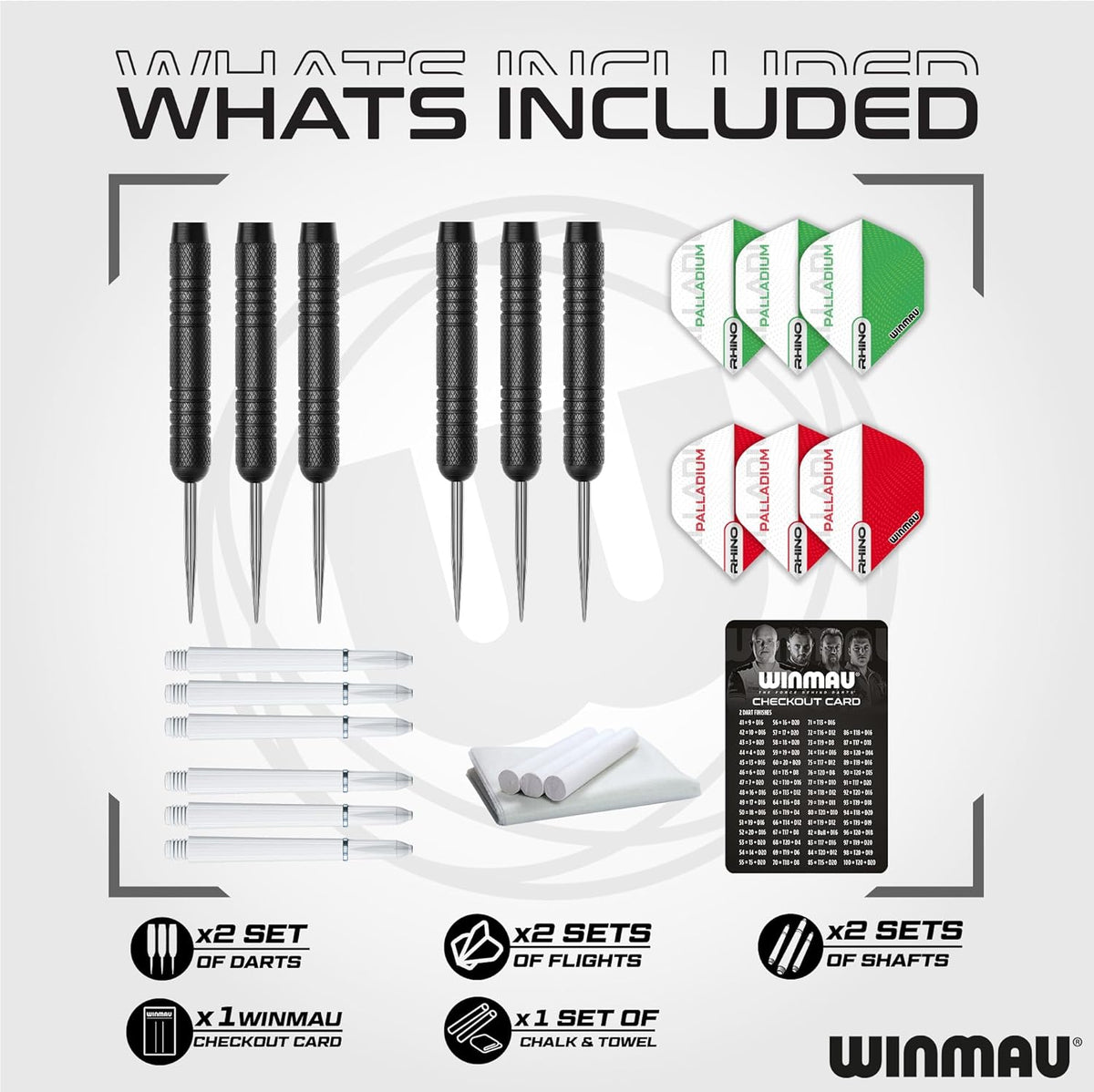 Winmau Diamond Plus dartbord Set (detail 2)