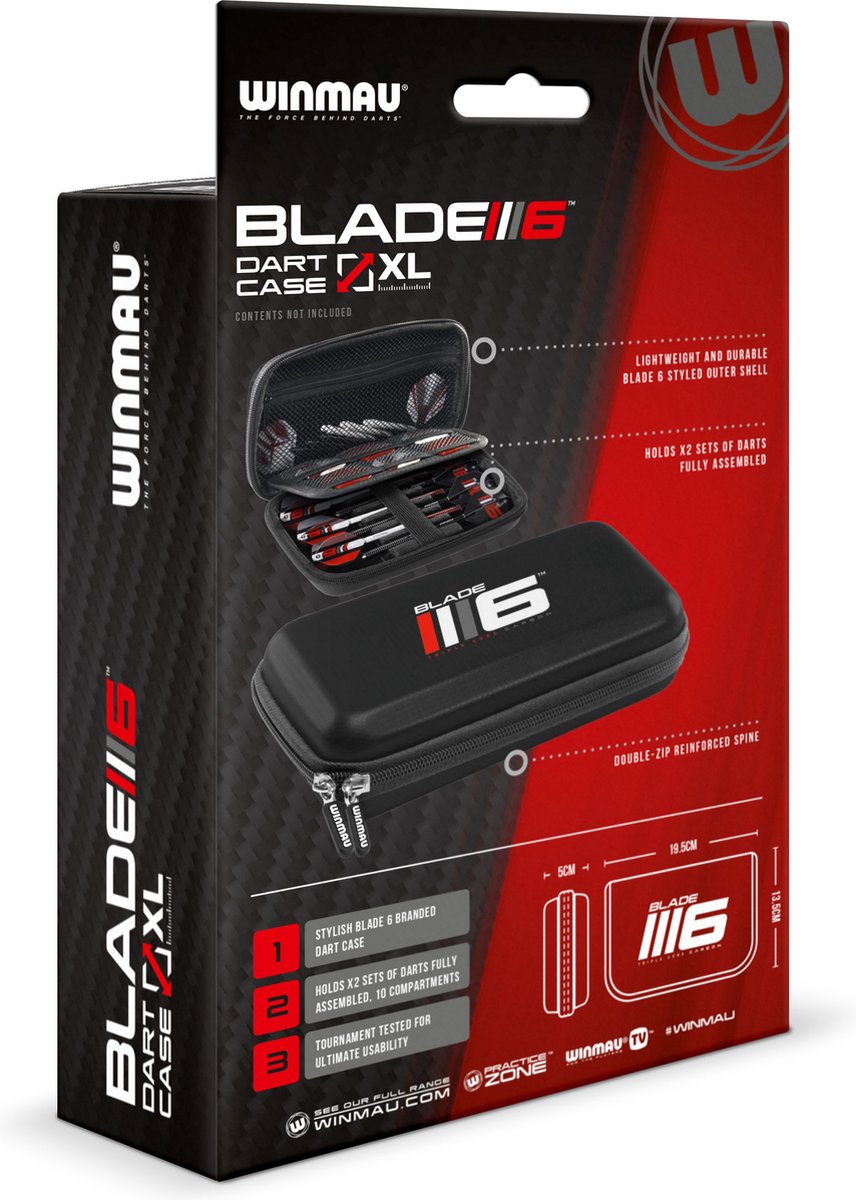 Winmau Blade 6 XL Dart Case (detail 2)