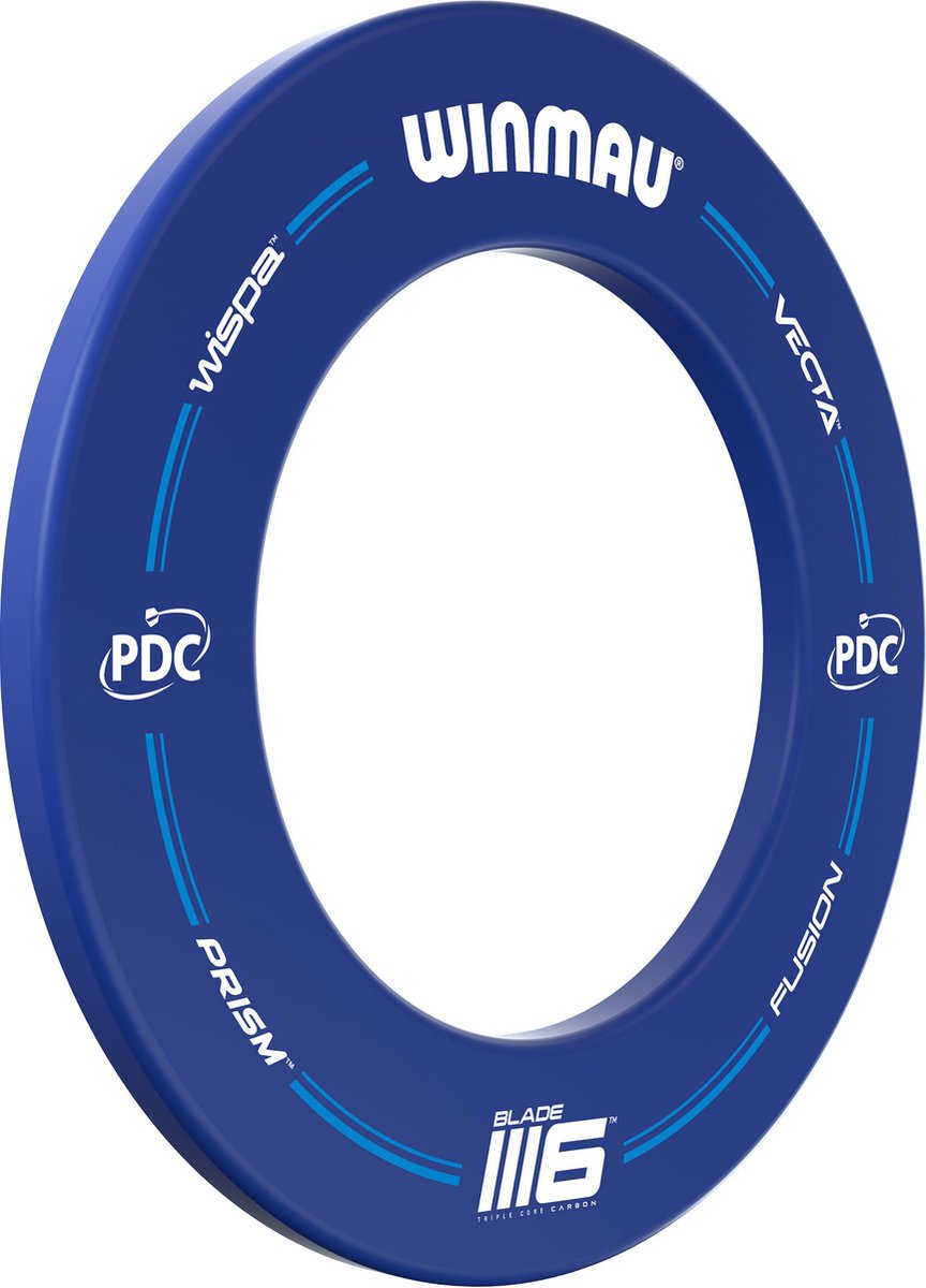 Winmau PDC Dart Surround Blauw (detail 3)