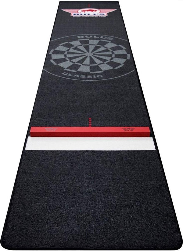 Bull's Dartmat + Oche 300x60cm - Black