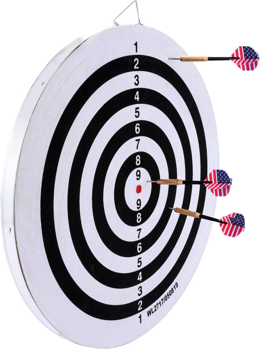 Longfield Dartbord Flocked incl 6 Steeltip pijlen (detail 1)