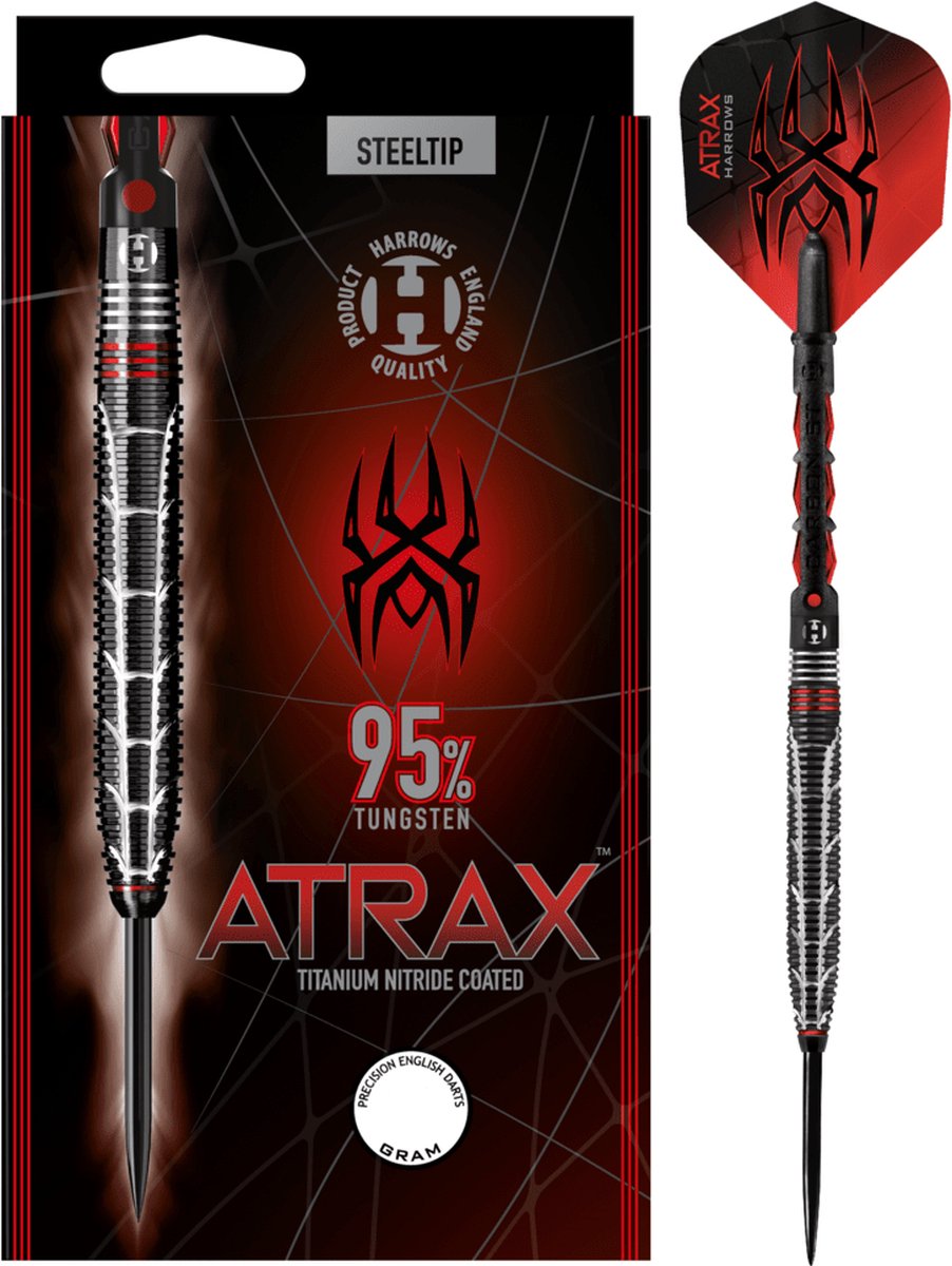 Harrows Atrax 95% tungsten Dartpijlen (detail 3)