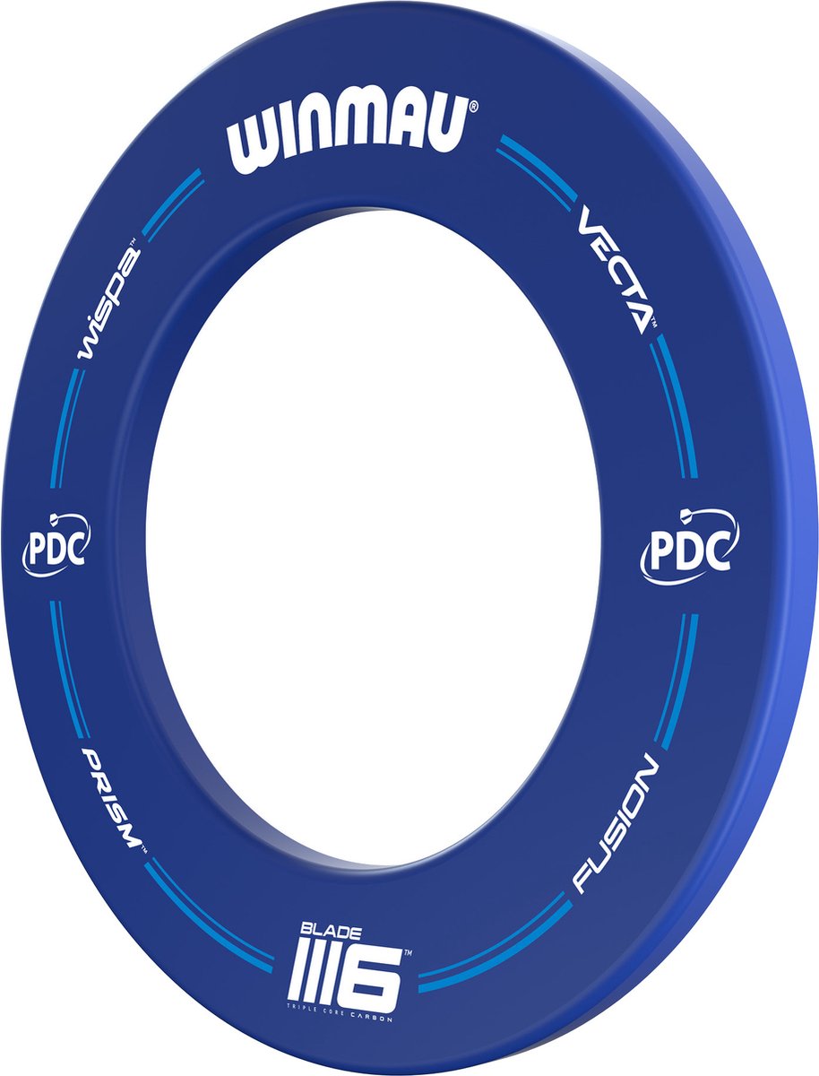 Winmau PDC Dart Surround Blauw (detail 2)